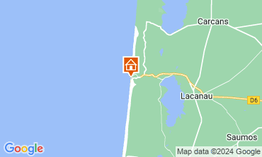 Mapa Lacanau Chalet 6693