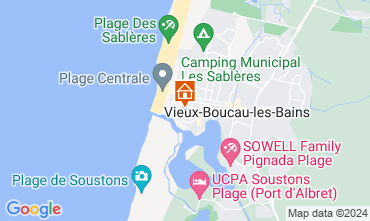 Mapa Vieux Boucau Apartamento 85237