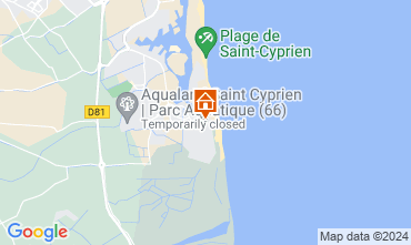 Mapa Saint Cyprien Plage Apartamento 123805