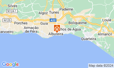 Mapa Albufeira Apartamento 127574