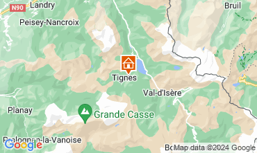 Mapa Tignes Apartamento 67695