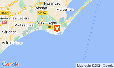 Mapa Cap d'Agde Apartamento 6243