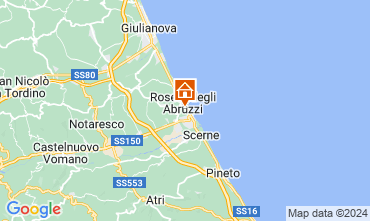 Mapa Roseto degli Abruzzi Apartamento 123972