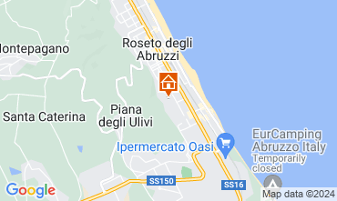 Mapa Roseto degli Abruzzi Apartamento 123972