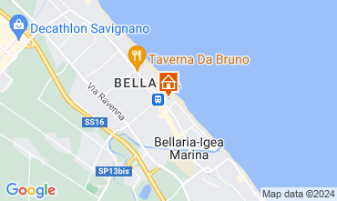Mapa Bellaria Igea Marina Apartamento 124934