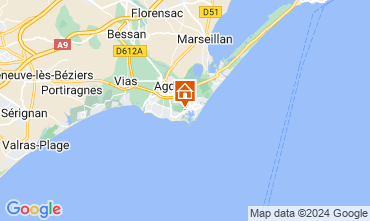 Mapa Cap d'Agde Apartamento 98657