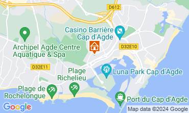 Mapa Cap d'Agde Apartamento 98657