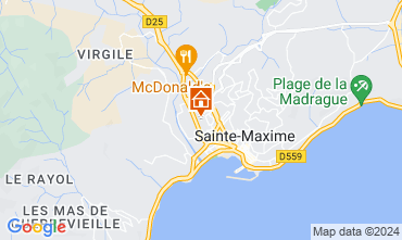 Mapa Sainte Maxime Casa 103814