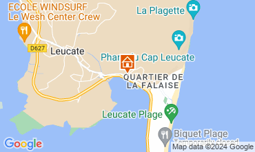 Mapa Leucate Casa 128801