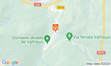 Mapa Valfrjus Chalet 117364