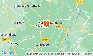 Mapa Grardmer Chalet 129116