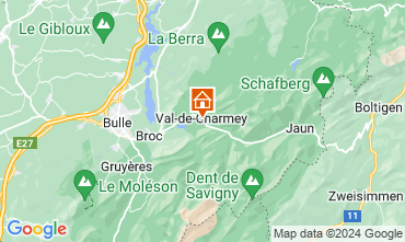 Mapa Charmey Chalet 72762