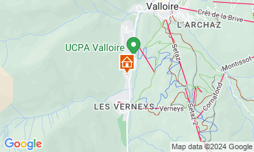 Mapa Valloire Chalet 93732