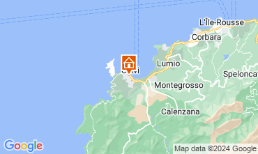 Mapa Calvi Apartamento 117548