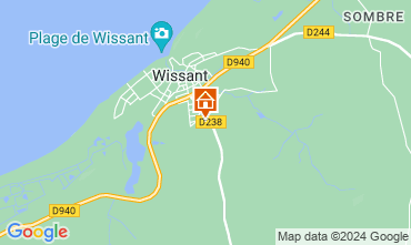 Mapa Wissant Villa 31263