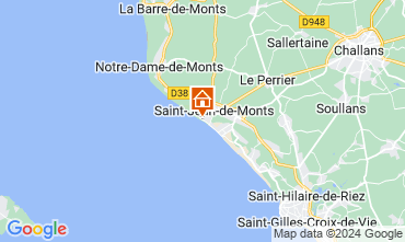 Mapa Saint Jean de Monts Apartamento 51553