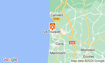 Mapa Le Touquet Apartamento 66471