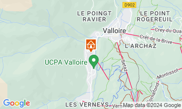 Mapa Valloire Casa rural 108351