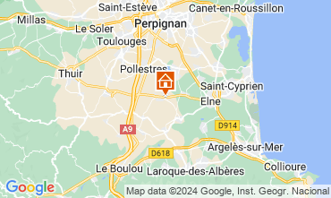 Mapa Saint Cyprien Villa 115087