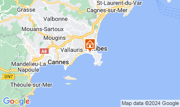 Mapa Juan les Pins Estudio 92523