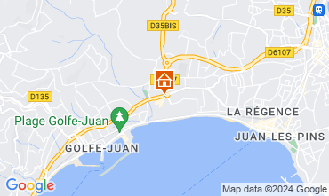 Mapa Juan les Pins Apartamento 104068