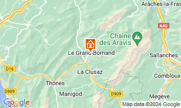 Mapa Le Grand Bornand Apartamento 66537