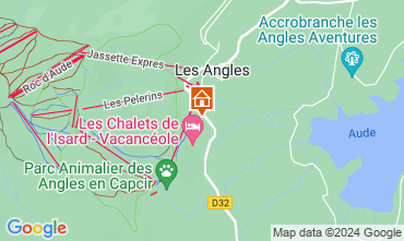 Mapa Les Angles Chalet 58083