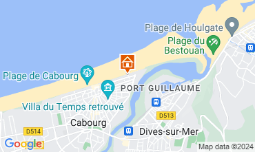 Mapa Cabourg Apartamento 10782