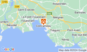 Mapa Concarneau Apartamento 122120
