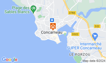 Mapa Concarneau Apartamento 122120