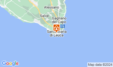 Mapa Castrignano del Capo Apartamento 128284