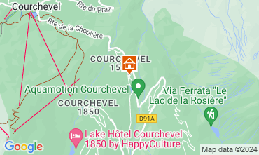 Mapa Courchevel Chalet 15699