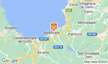 Mapa Balestrate Villa 113429