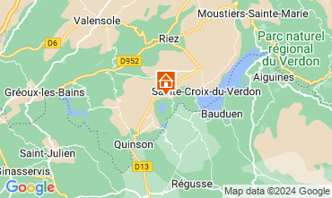 Mapa Sainte-Croix-du-Verdon Apartamento 83052