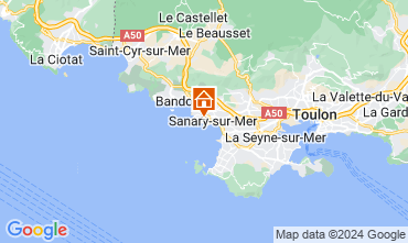 Mapa Sanary-sur-Mer Apartamento 127894