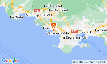 Mapa Sanary-sur-Mer Apartamento 79595