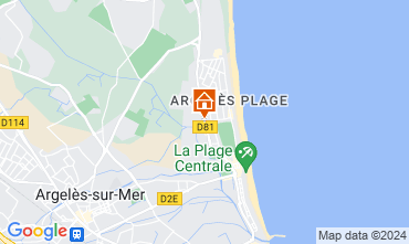 Mapa Argeles sur Mer Estudio 90896