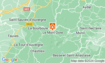 Mapa Le Mont Dore Apartamento 120119