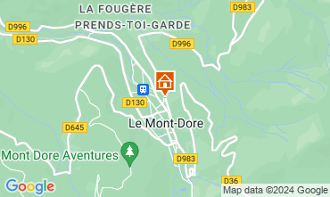 Mapa Le Mont Dore Apartamento 120119