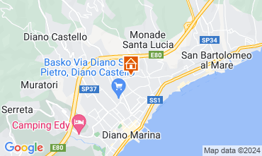 Mapa Diano Marina Apartamento 117571