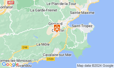 Mapa Saint Tropez Villa 64669