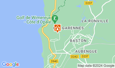 Mapa Wimereux Casa 121098