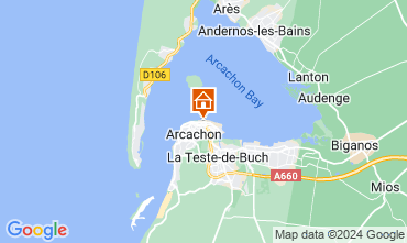 Mapa Arcachon Apartamento 93023