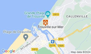 Mapa Trouville sur Mer Casa 31880
