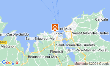 Mapa Dinard Apartamento 125428