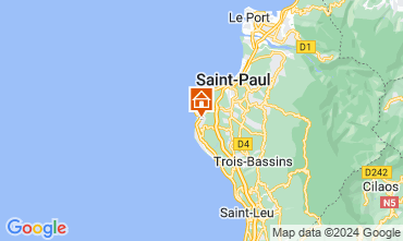 Mapa Saint-Gilles les Bains Villa 125904