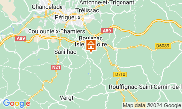 Mapa Prigueux Casa rural 69013