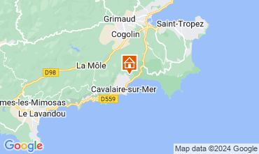 Mapa Cavalaire-sur-Mer Apartamento 83253