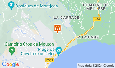 Mapa Cavalaire-sur-Mer Apartamento 83253