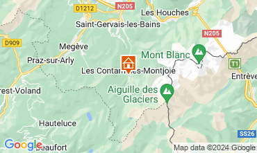 Mapa Les Contamines Montjoie Apartamento 979